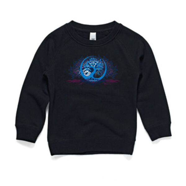 Blue On Black Tree of Life logo (kids) Thumbnail